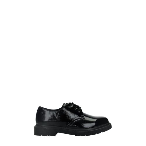 Fekete színű lakk Oxford / Derby cipő
