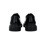 Fekete színű lakk Oxford / Derby cipő