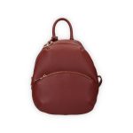 Barna színű közepes méretű ecobőr hátizsák