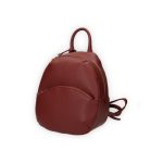 Barna színű közepes méretű ecobőr hátizsák